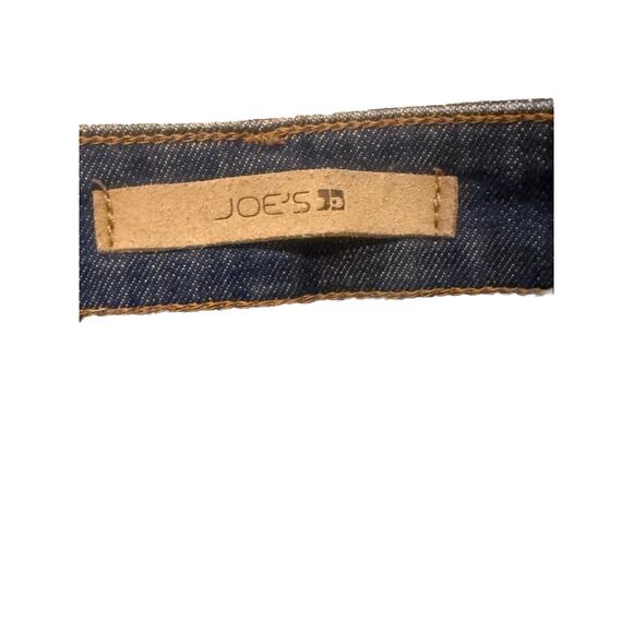 Joe's Jeans Womens Size 32 Blue Denim Straight Leg Flat Front Destructed Hem - Picture 3 of 10